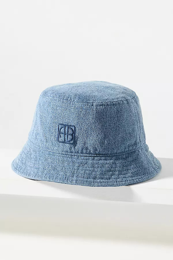 Anine Bing Cotton Nicks Bucket Hat | Anthropologie (US)