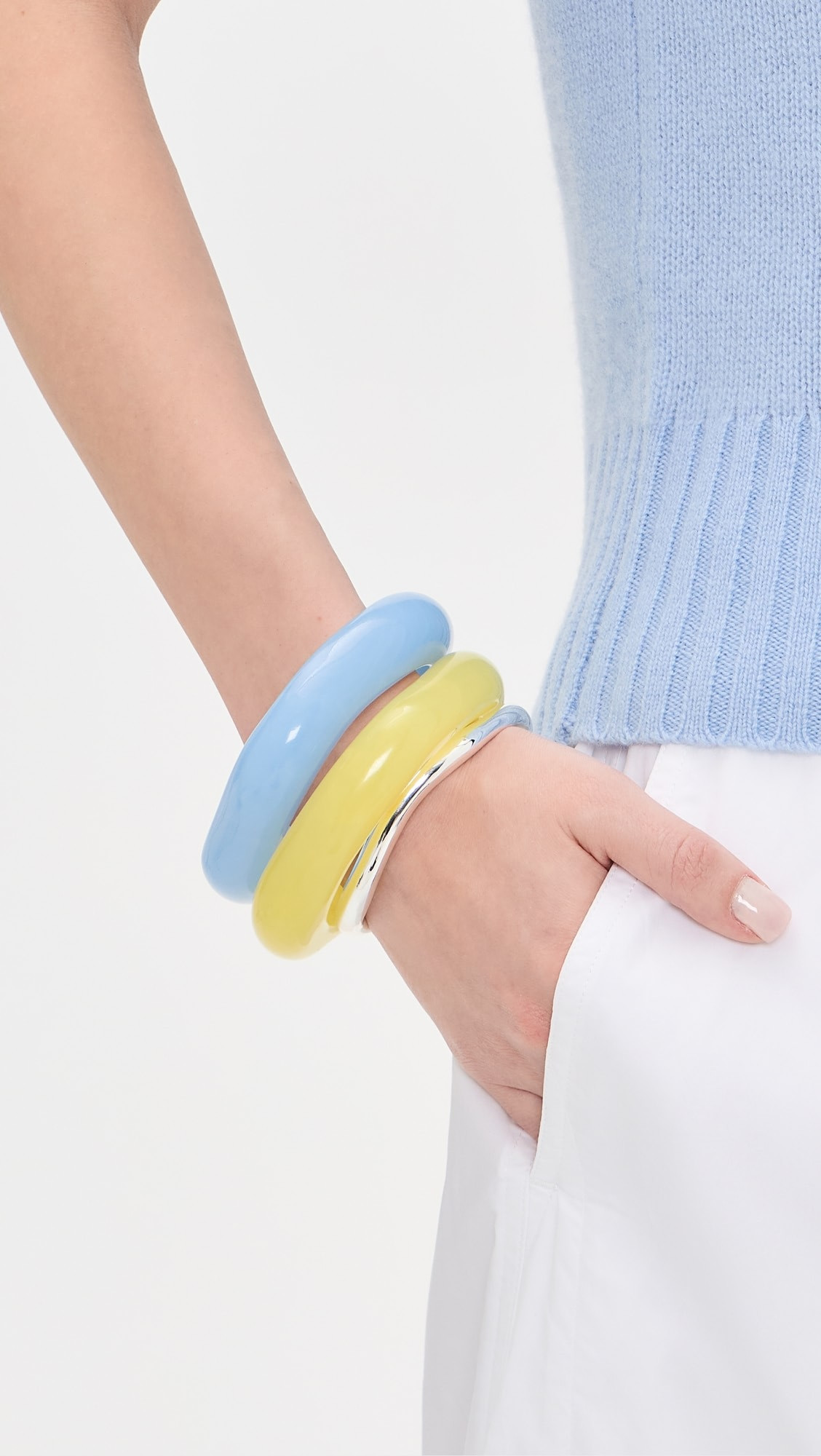 Sculptural Resin Bangle Bracelet Set | Shopbop