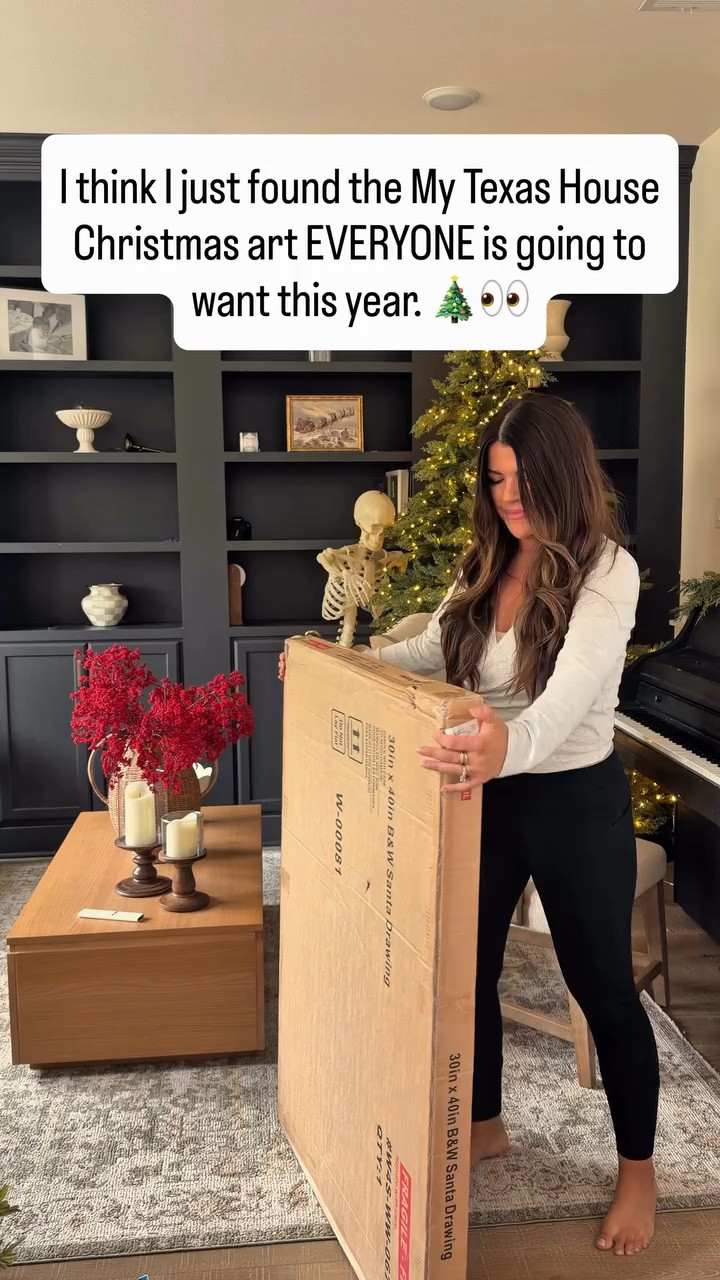 Comment Christmas for links! I have a feeling THIS My Texas House Christmas art is going to be everywhere this holiday season. 🎄👀

It looks SO much more expensive than it is and gives that cozy, collected Christmas look I love. 😍 These are the Christmas finds I wouldn’t wait on!

Save this for Christmas decorating inspo