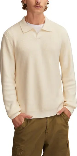 Lucky Brand Johnny Collar Cotton Blend Polo Sweater | Nordstrom | Nordstrom