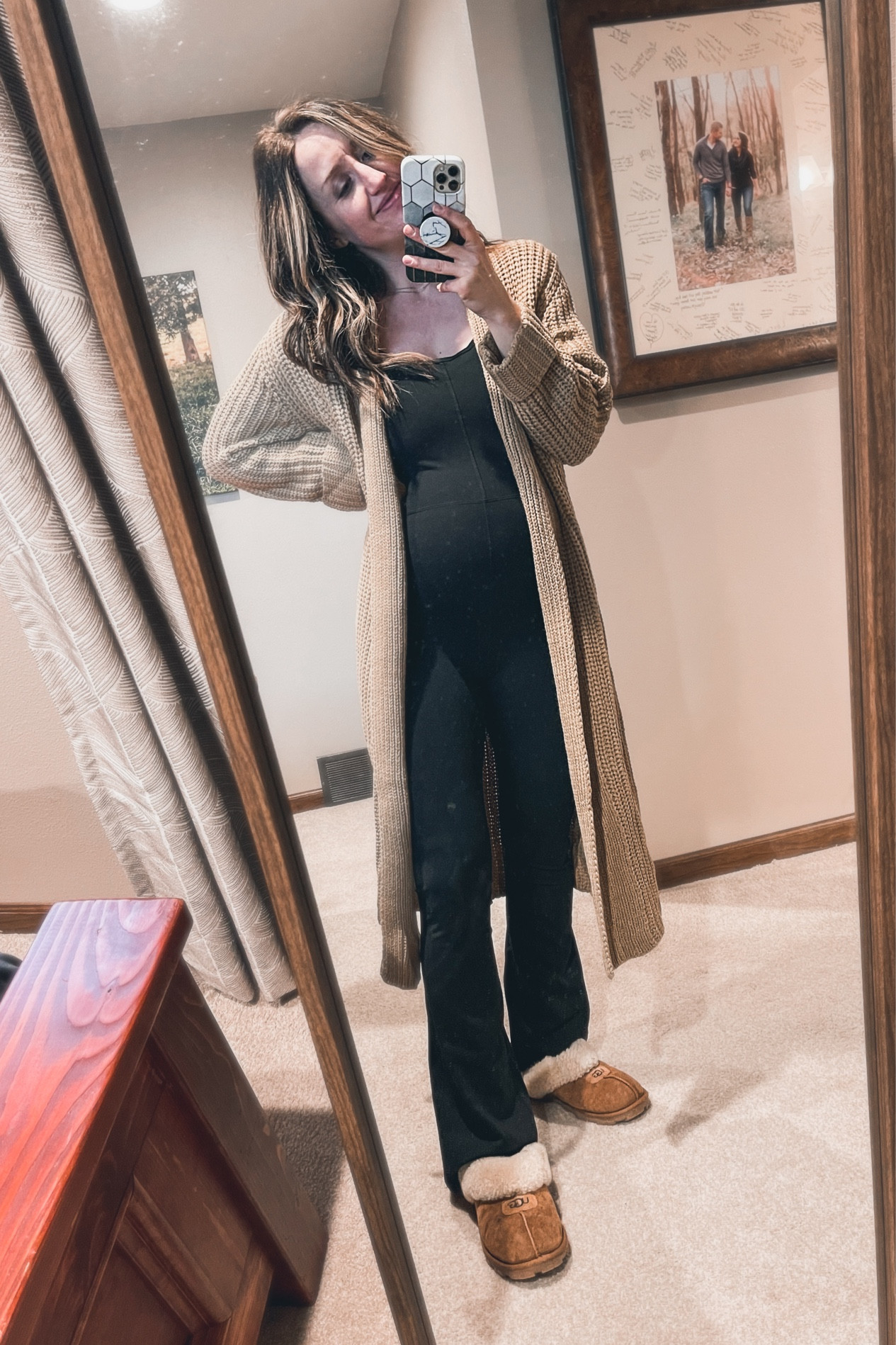 Oh my gaaaaawd you guys this is the coziest Amazon jumpsuit. Non-maternity and I purchased in a medium. Sweater is a small.

#LTKbump