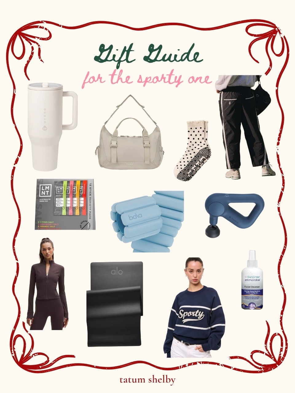 gift guide for the sporty one! 

this is for the one in your life that is an athlete, loves to work out, always at pilates, or training for a marathon! 

#LTKHoliday #LTKGiftGuide #LTKSeasonal