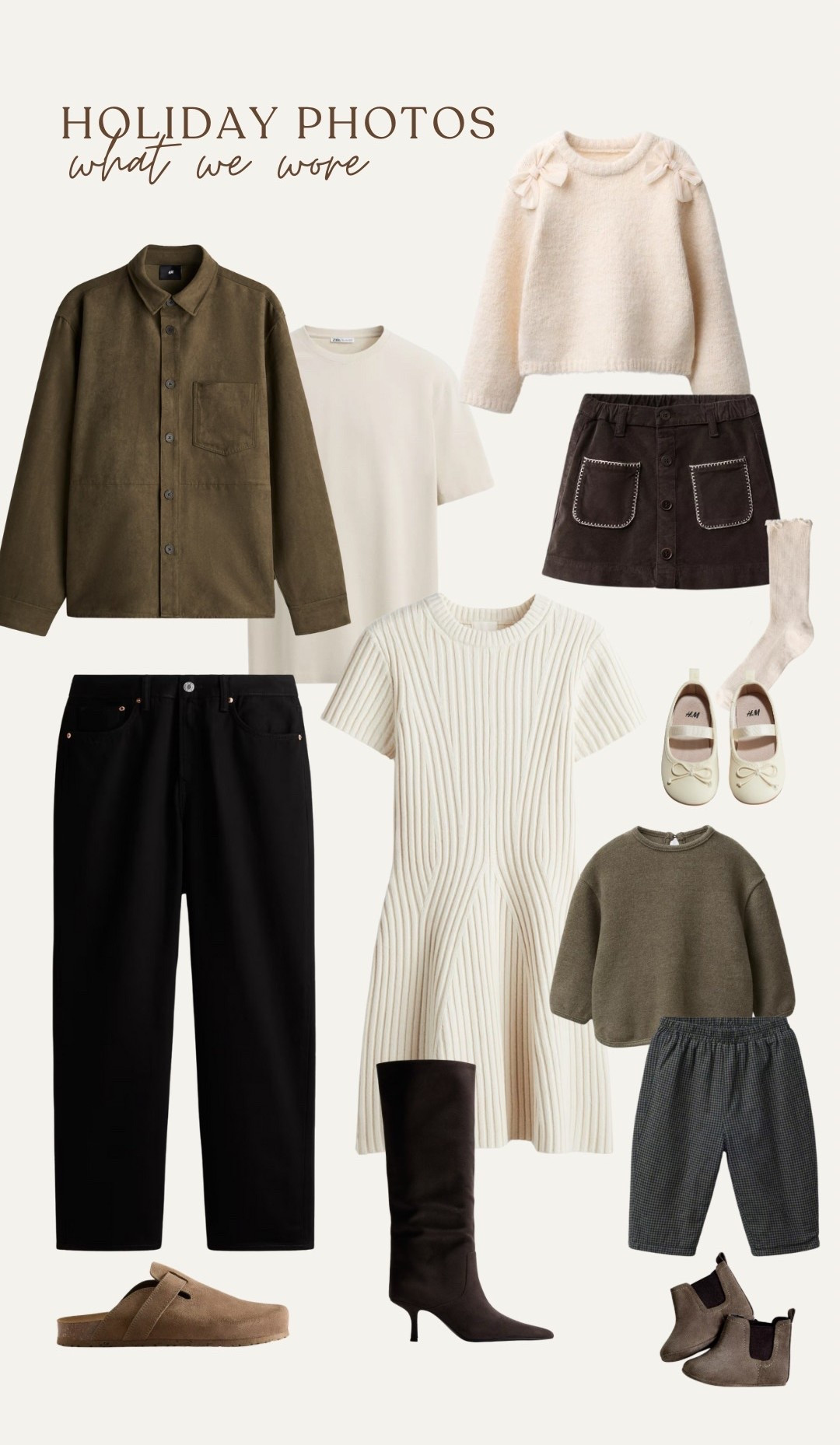 What we wore for our family holiday photos this year 🤎 stay tuned for more family outfit inspiration coming this week ✨

#LTKkids #LTKfamily #LTKholiday