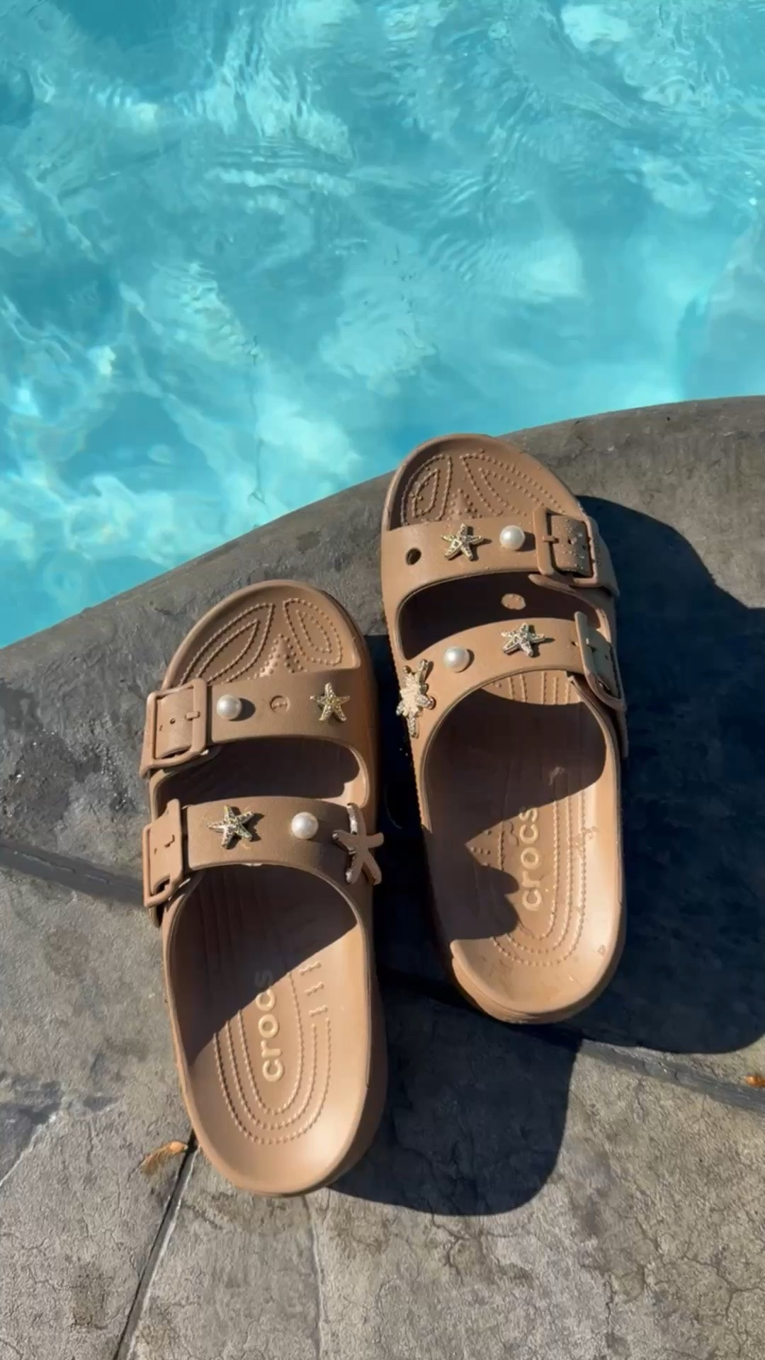 The cutest pool sandals!

#LTKootd #LTKSeasonal #LTKSwim