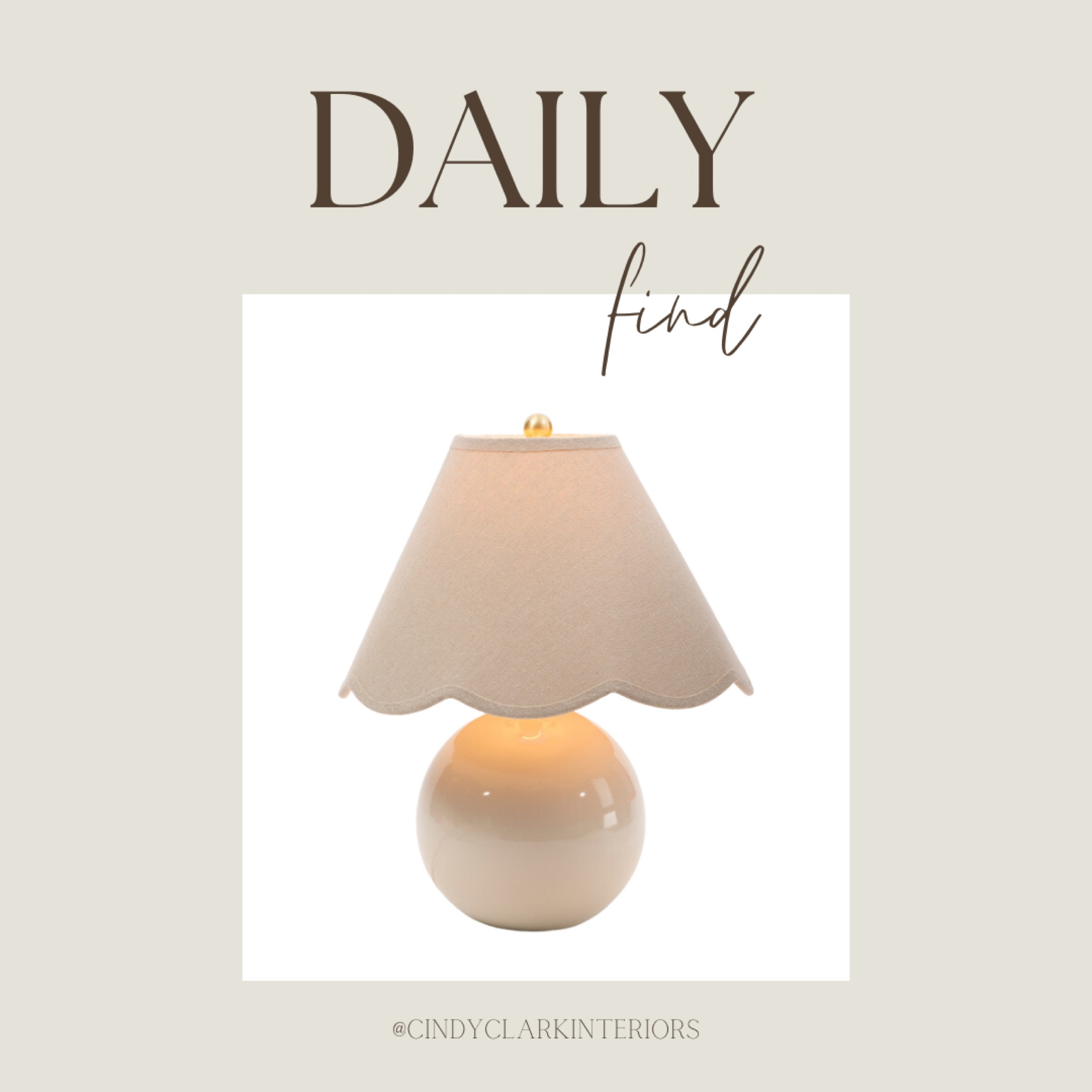 How beautiful is this dainty scalloped table lamp! This would be so pretty on a kitchen counter or styled in a girls room. It’s only $30 too! 

#LTKStyleTip #LTKFindsUnder50 #LTKHome