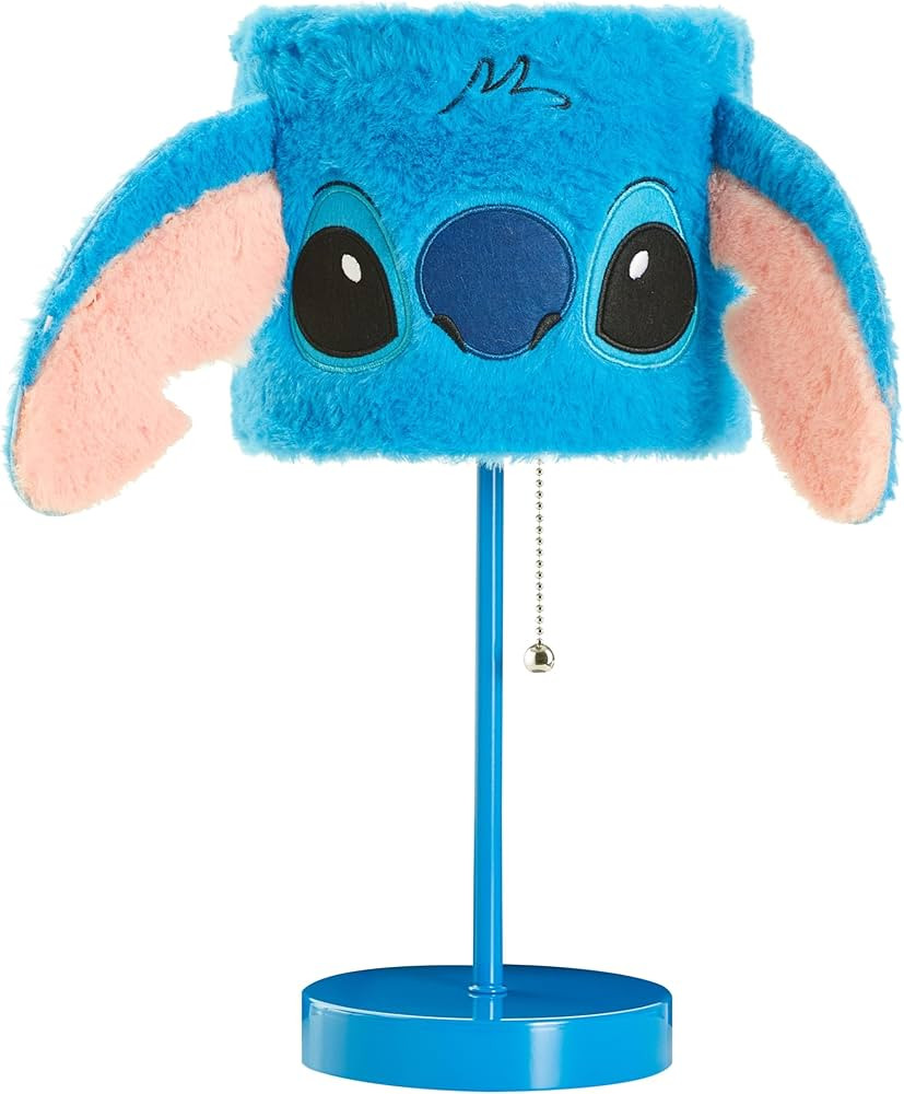 Idea Nuova Disney Stitch Figural Plush Shade Table Lamp,Perfect for Kids Rooms | Amazon (US)