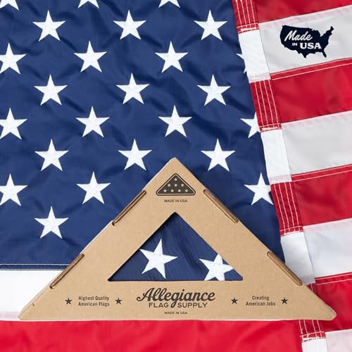 Allegiance Flag Supply American Flag | American-Sourced Nylon Fabric, Embroidered Stars, Hand-Stitched | Proudly Made in USA (4' x 6') | Amazon (US)