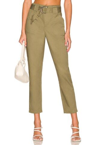superdown Chanice Buckle Pant in Olive Green Twill from Revolve.com | Revolve Clothing (Global)