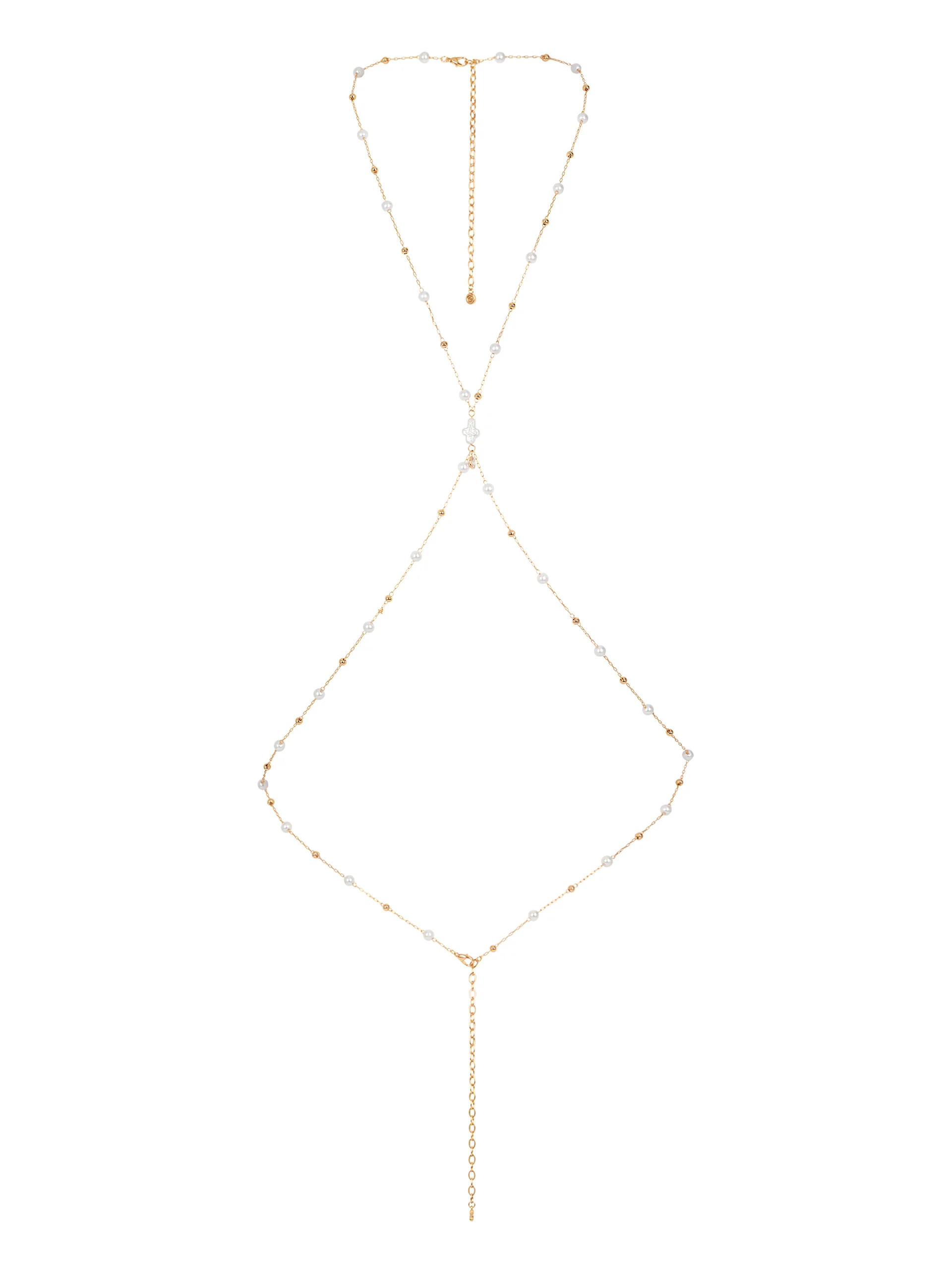 Sunshine Coast Pearl Body Chain | Ettika