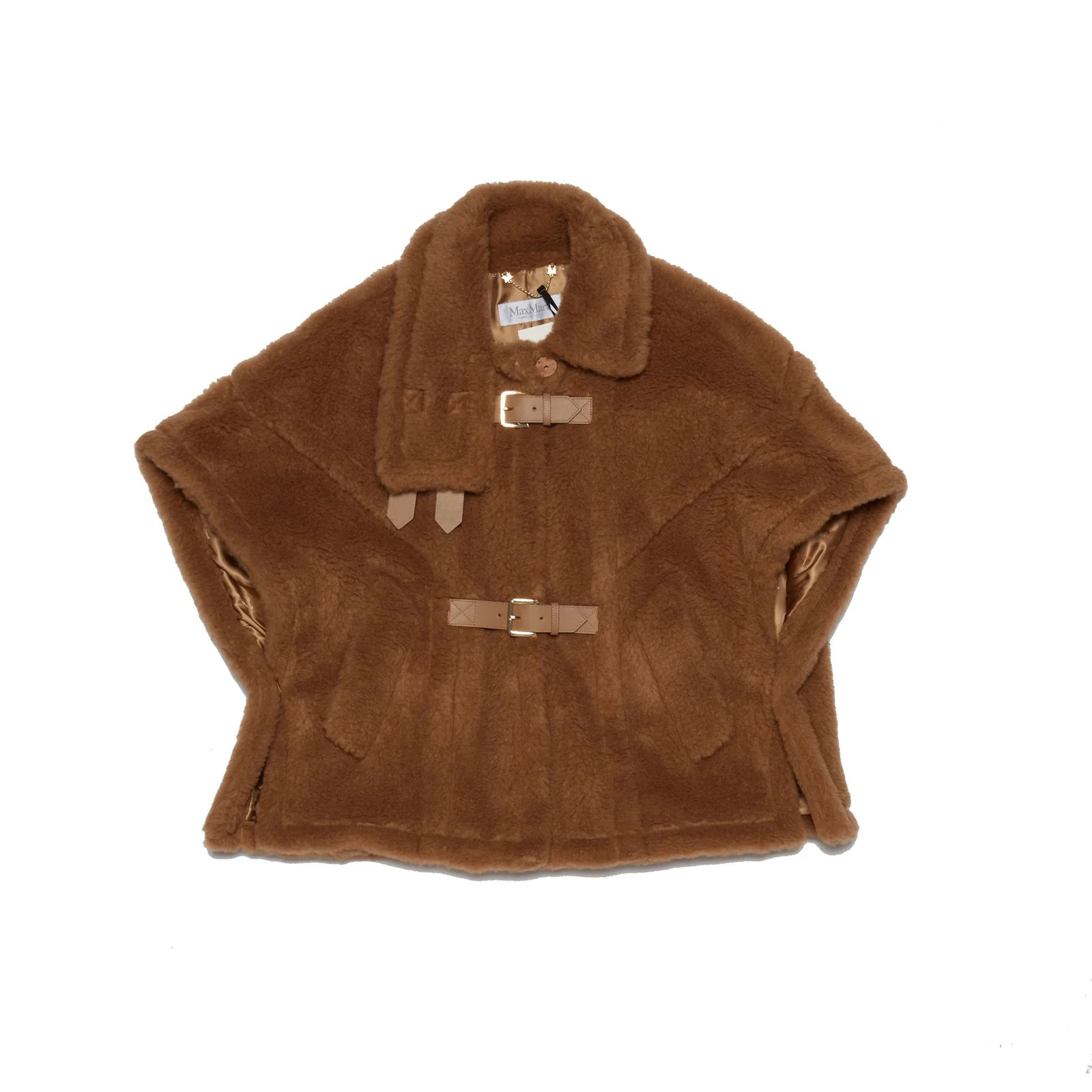 Max Mara 버클 디테일 반소매 코트 | Cettire Global