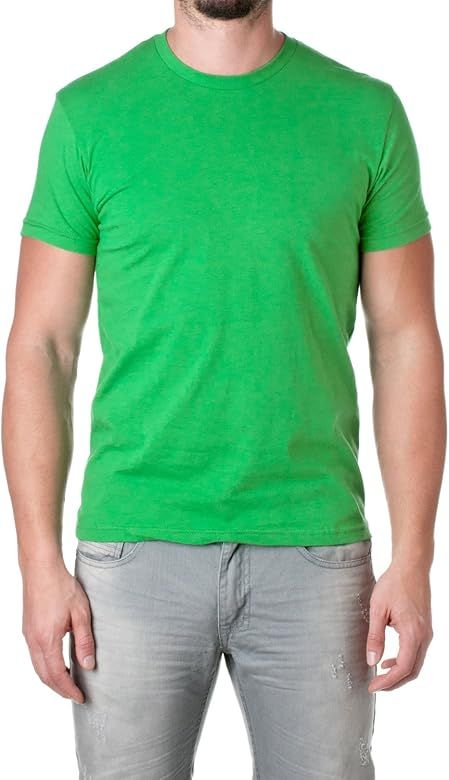 Next Level Mens Premium Fitted Short-Sleeve Crew T-Shirt - X-Large - Kelly Green | Amazon (US)