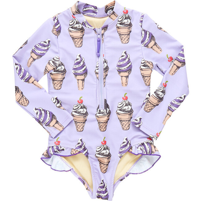 Girls Arden Suit, Lavender Soft Serve | Maisonette
