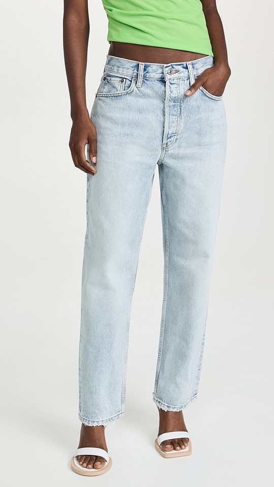 RE/DONE 90s Rigid Crop Low Slung Jeans | SHOPBOP | Shopbop