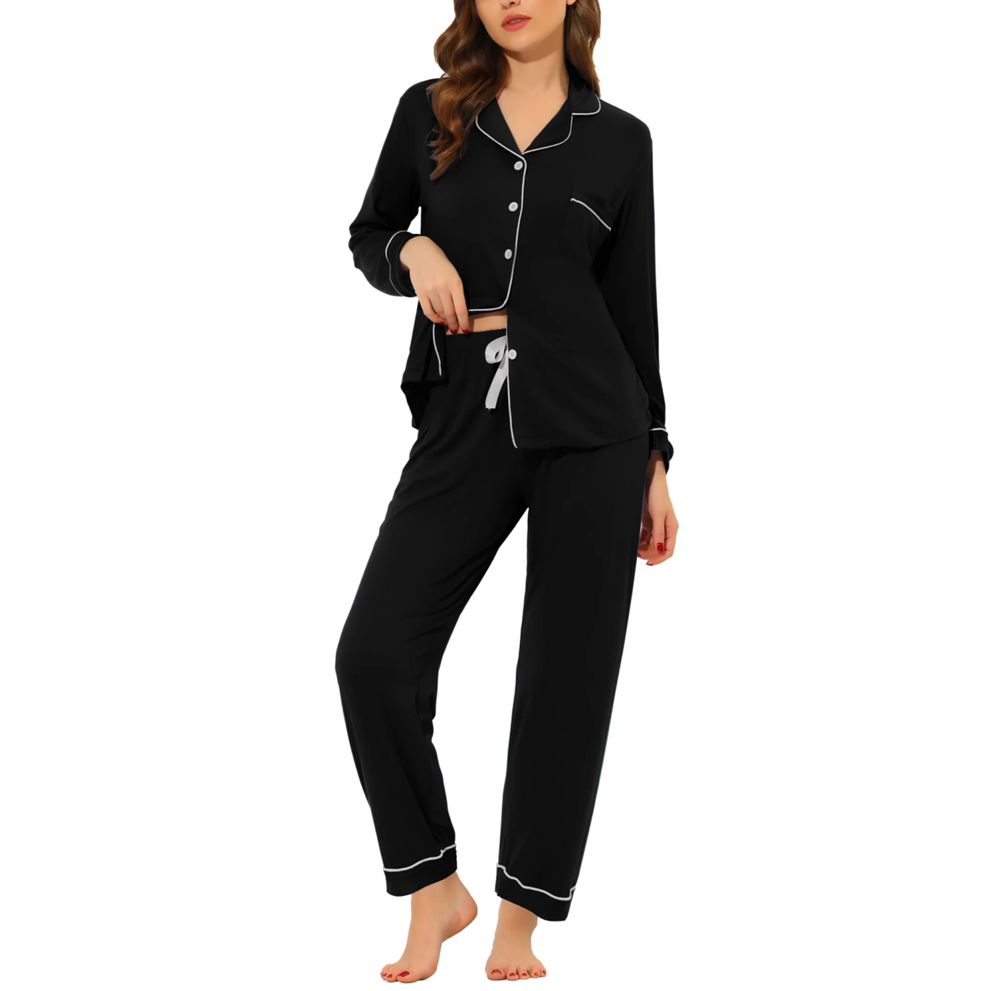 Women's Pajama Sleep Shirt Nightwear Sleepwear Lounge Modal Pj Sets | Kohl's