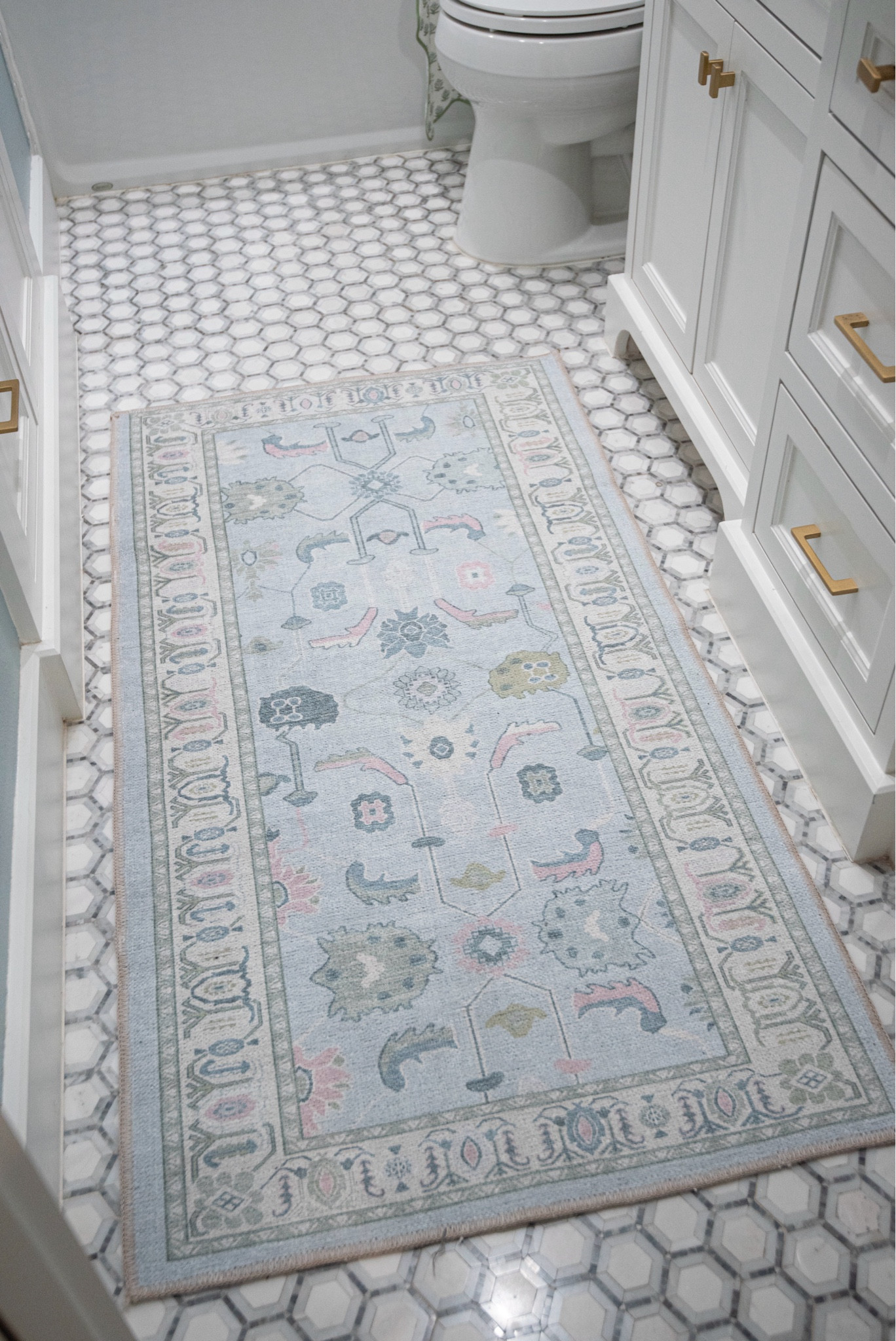 I redecorated the girls bathroom and I love the new bathroom rug!

#LTKfamily #LTKstyletip #LTKhome