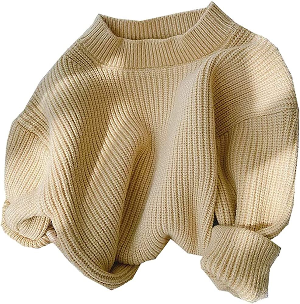 chengchuang Newborn Baby Girls Boys Sweatshirt Blouse Pullover Knit Sweater Warm Crewneck Long Sl... | Amazon (US)
