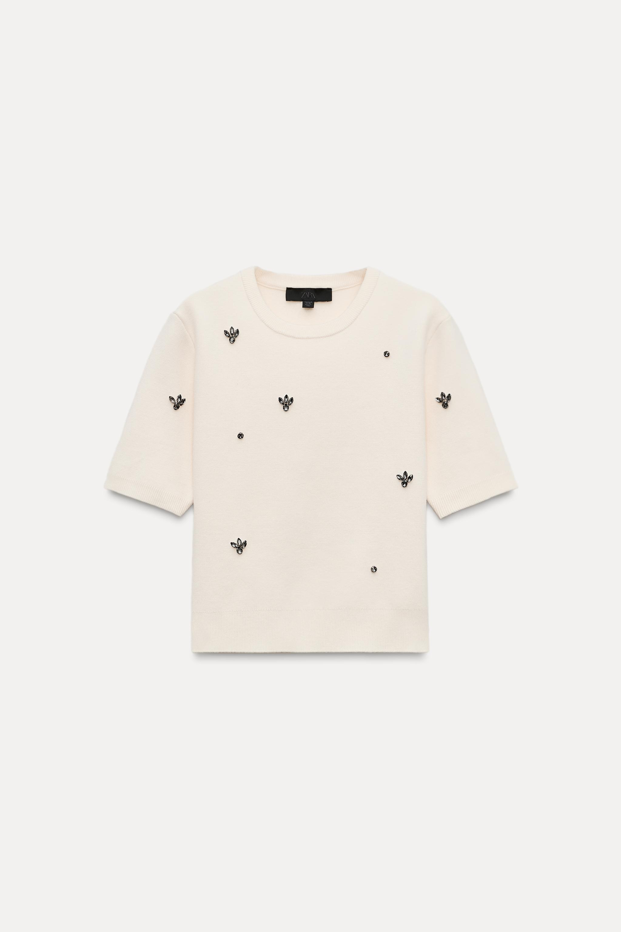 JEWEL BEADED TOP | Zara US