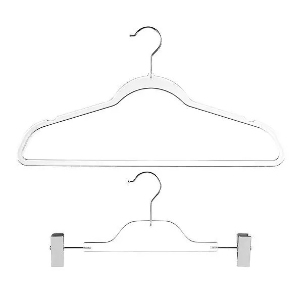 The Container Store Clear Slim Hangers | The Container Store