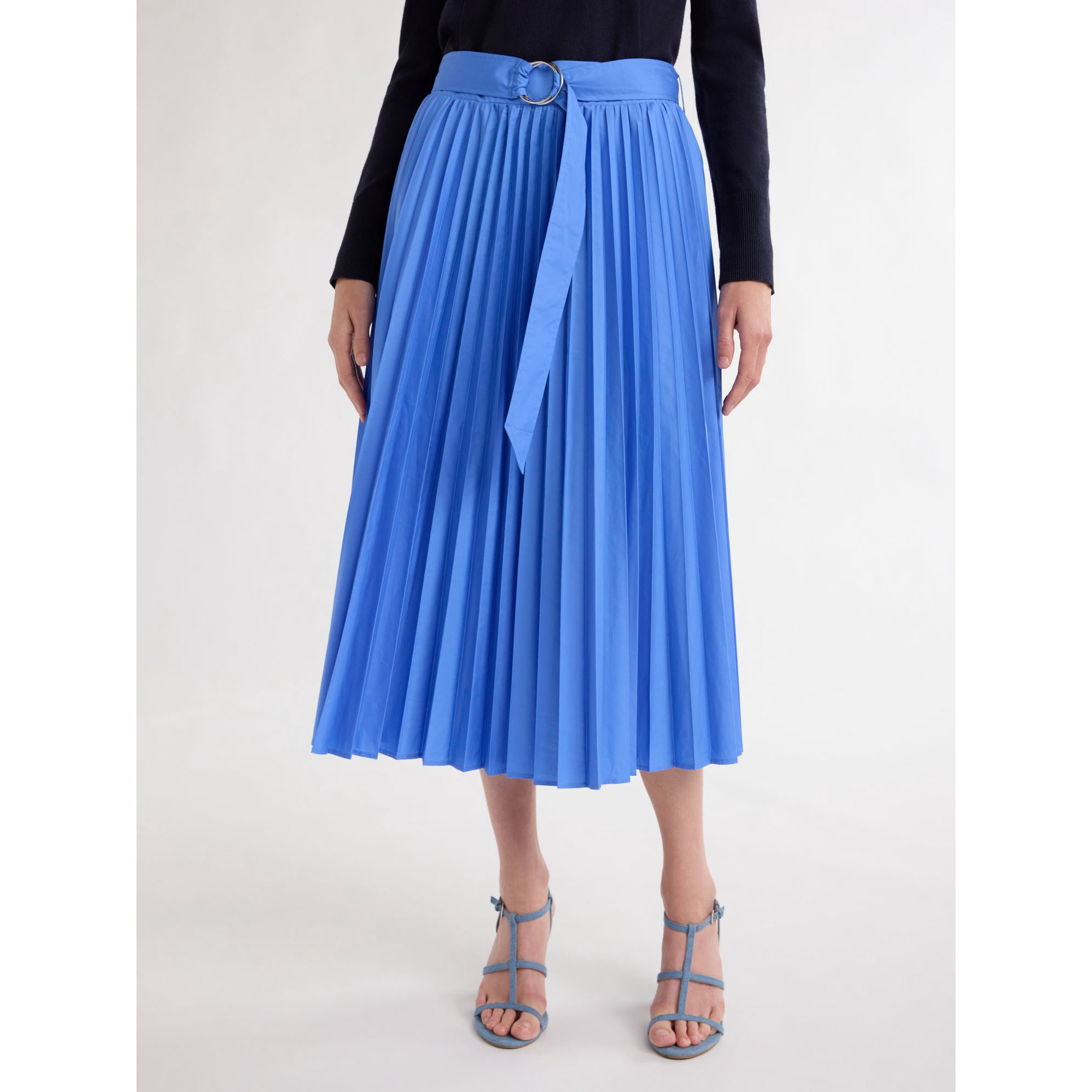 Free Assembly Women's  and Women's Plus Sunburst Pleat Maxi Skirt, Sizes XS-4X | Walmart (US)
