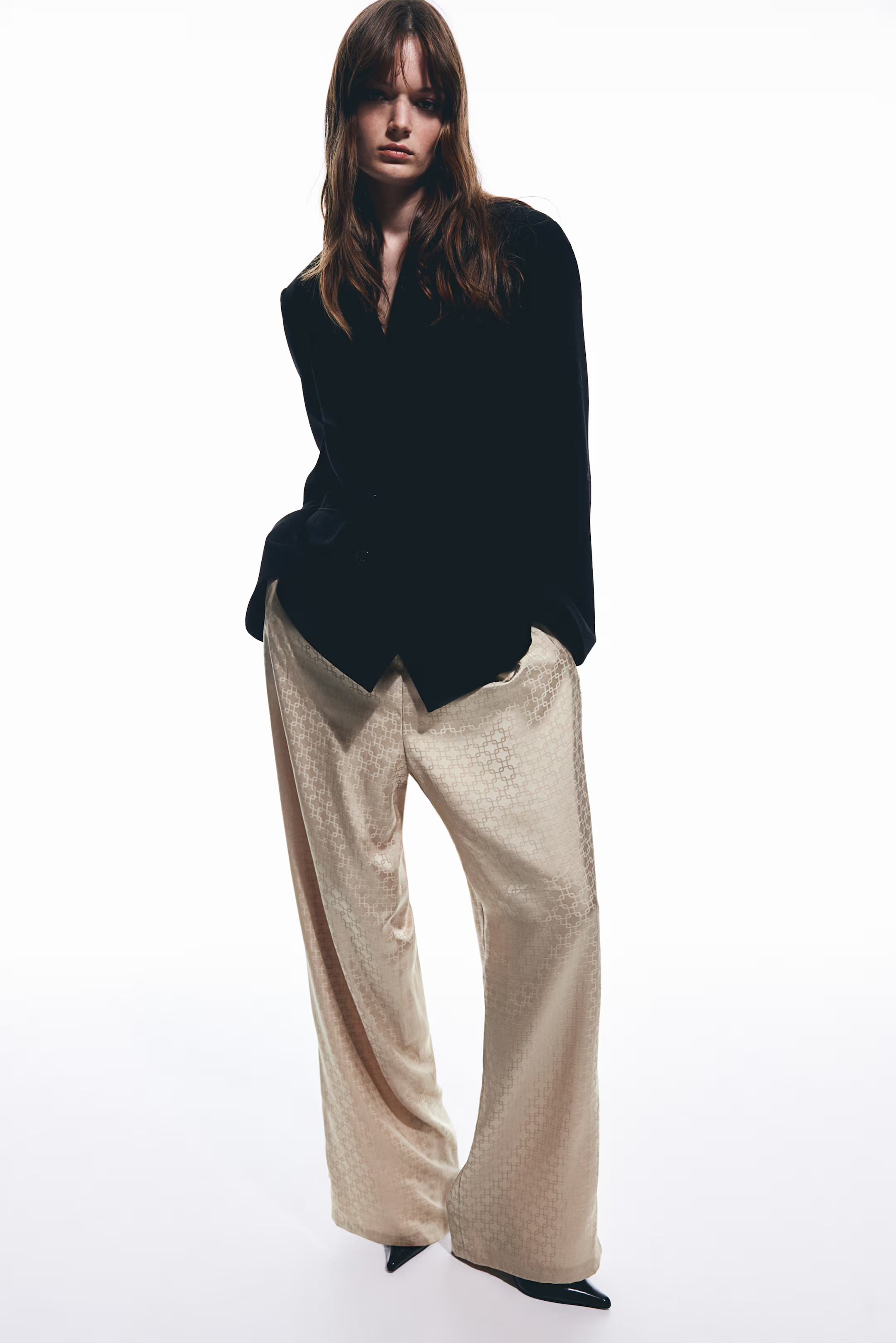 Wide drawstring trousers | H&M (UK, MY, IN, SG, PH, TW, HK)