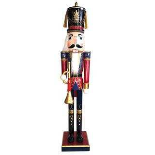 Santa's Workshop 60" Royal Bugler Nutcracker By Santasworkshop | 13" x 13" x 60" | Michaels® | Michaels Stores