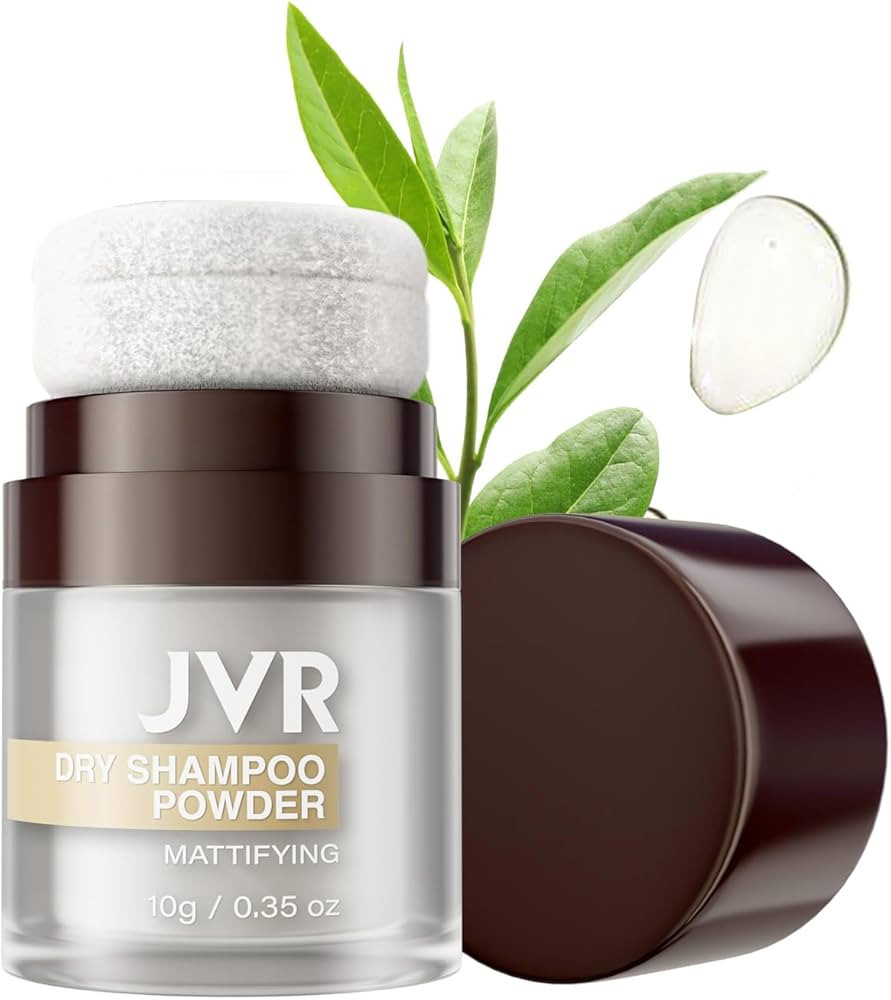 JVR Dry Shampoo Powder Absorbs Oil in Hair, Volumizing, Dry Shampoo for Women & Men, Freshens Hai... | Amazon (US)