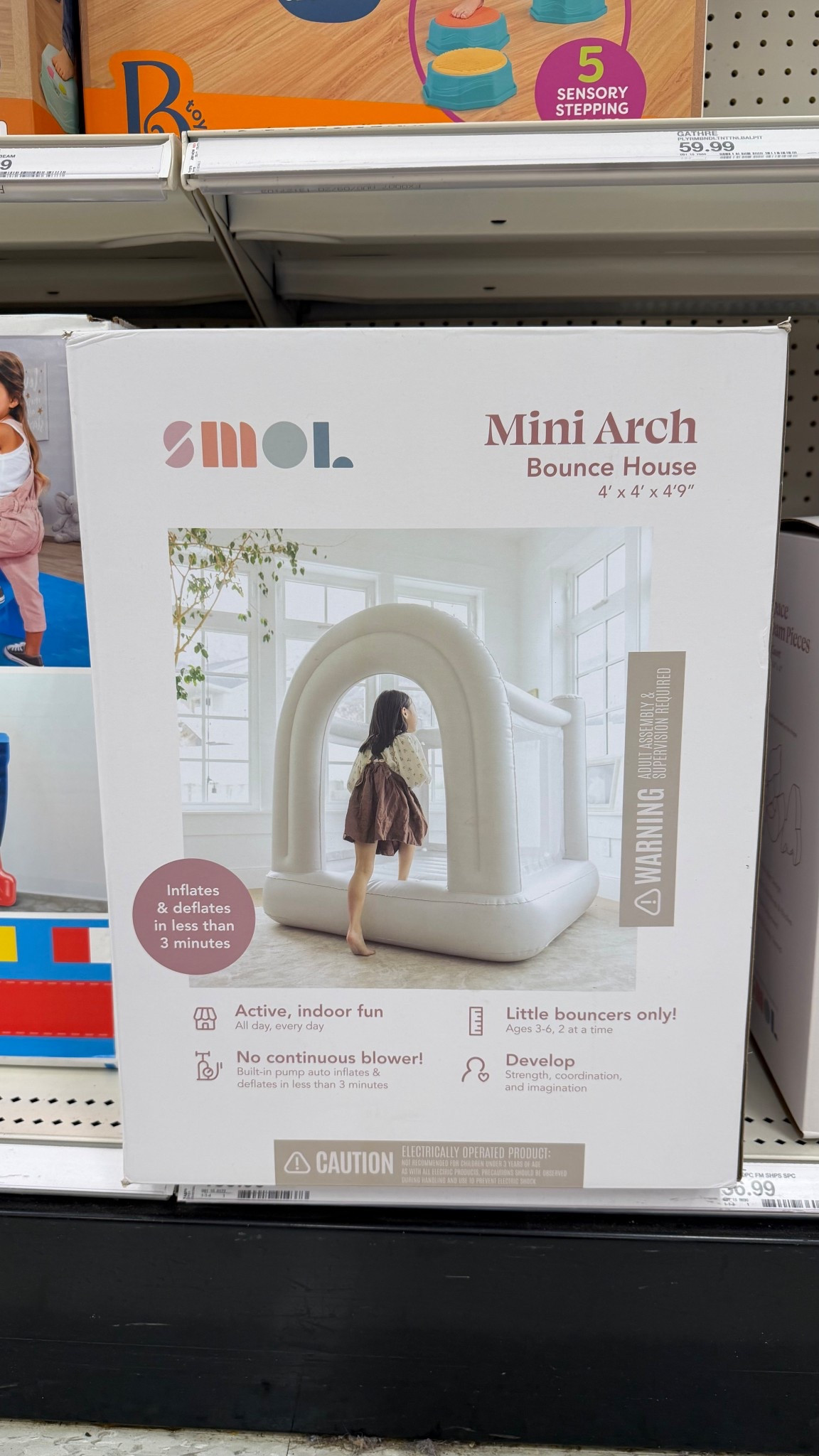 This mini bounce house is screaming cool mom points for burning your kids’ energy indoors when it’s too cold to be outside for very long! 

#LTKHome #LTKKids