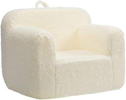 ALIMORDEN Kids Ultra-Soft Snuggle Foam Filled Chair, Single Cuddly Sherpa Reading Couch for Boys ... | Amazon (US)