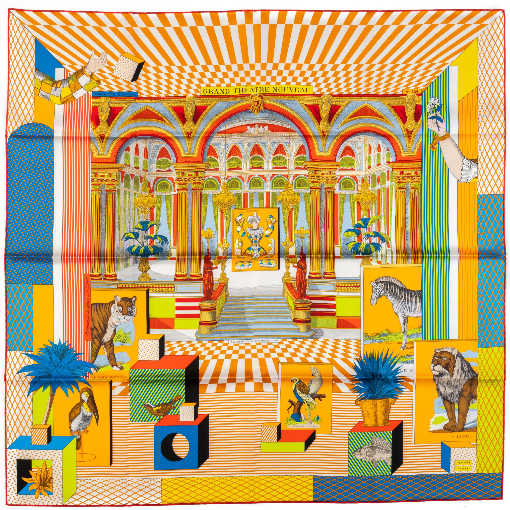 Hermès New Grand Theatre Nouveau Scarf | One Kings Lane