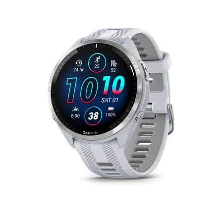 Garmin Forerunner 965 Running Smartwatch, Colorful AMOLED , Training Metrics and Recovery Insights, Whitestone and Powder Gray | Walmart (US)