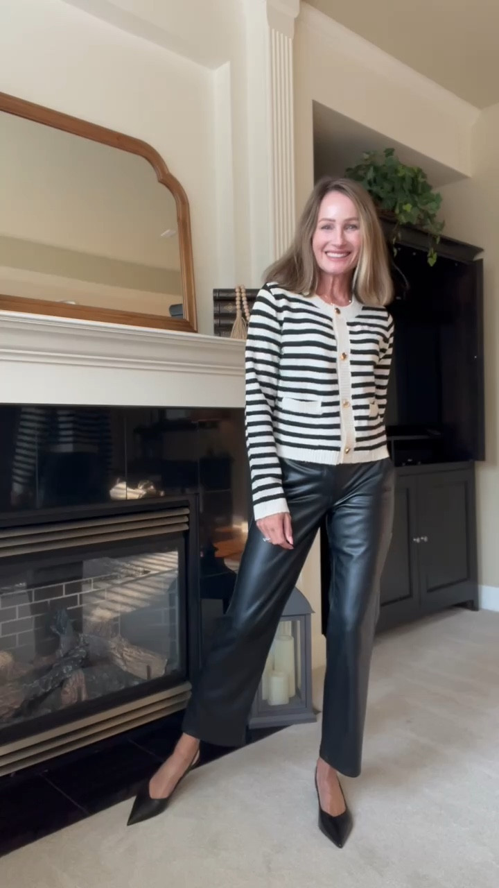 The perfect striped cardigan/jacket for Fall 

#LTKOver40 #LTKVideo