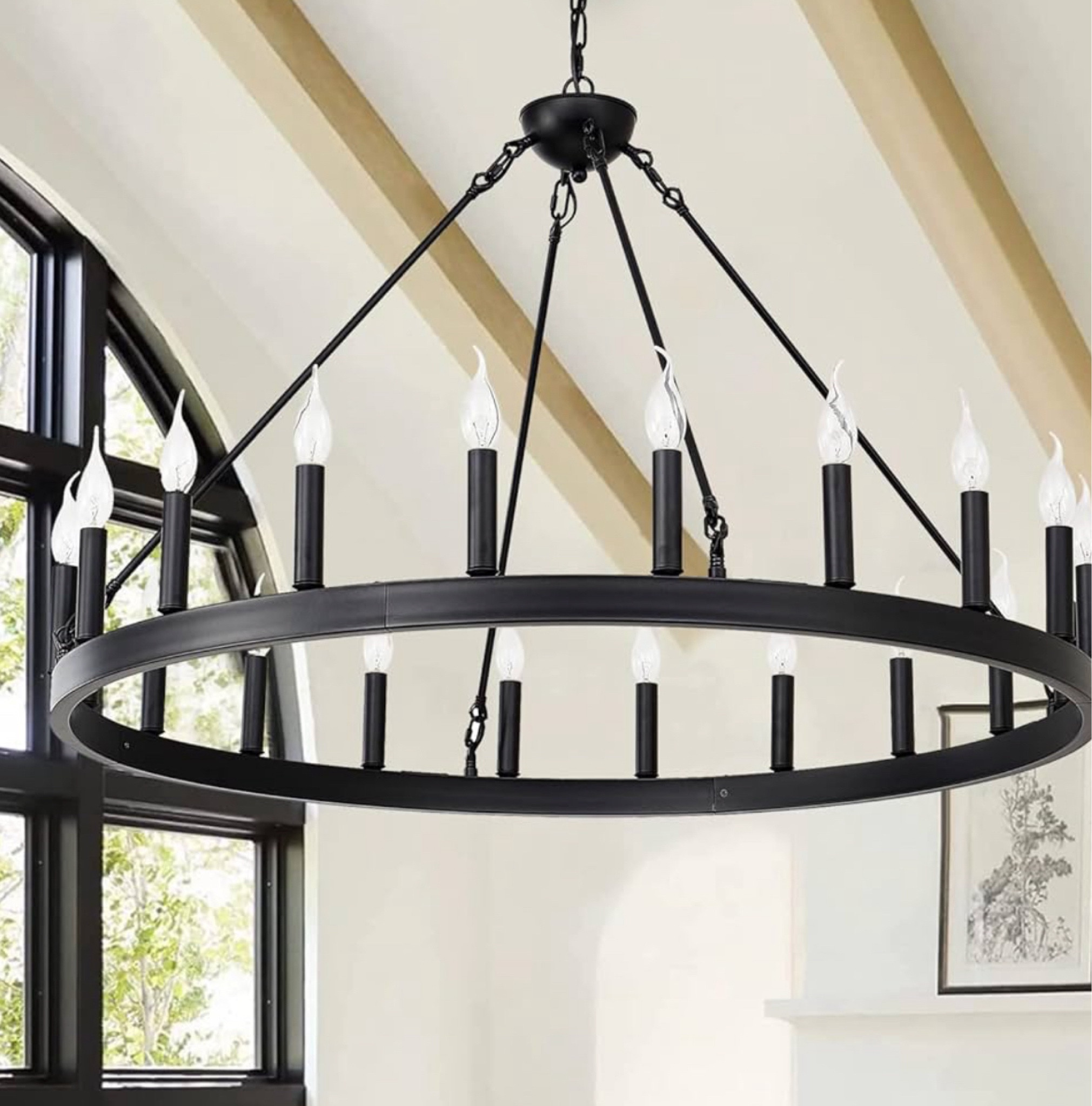20% off 🎉

40 Inch Black Wagon Wheel Chandelier, 20-Lights Farmhouse Industrial Country Style Round Pendant Light Fixture for Dining Room Kitchen Island Foyer Entryway

#LTKSaleAlert #LTKHome