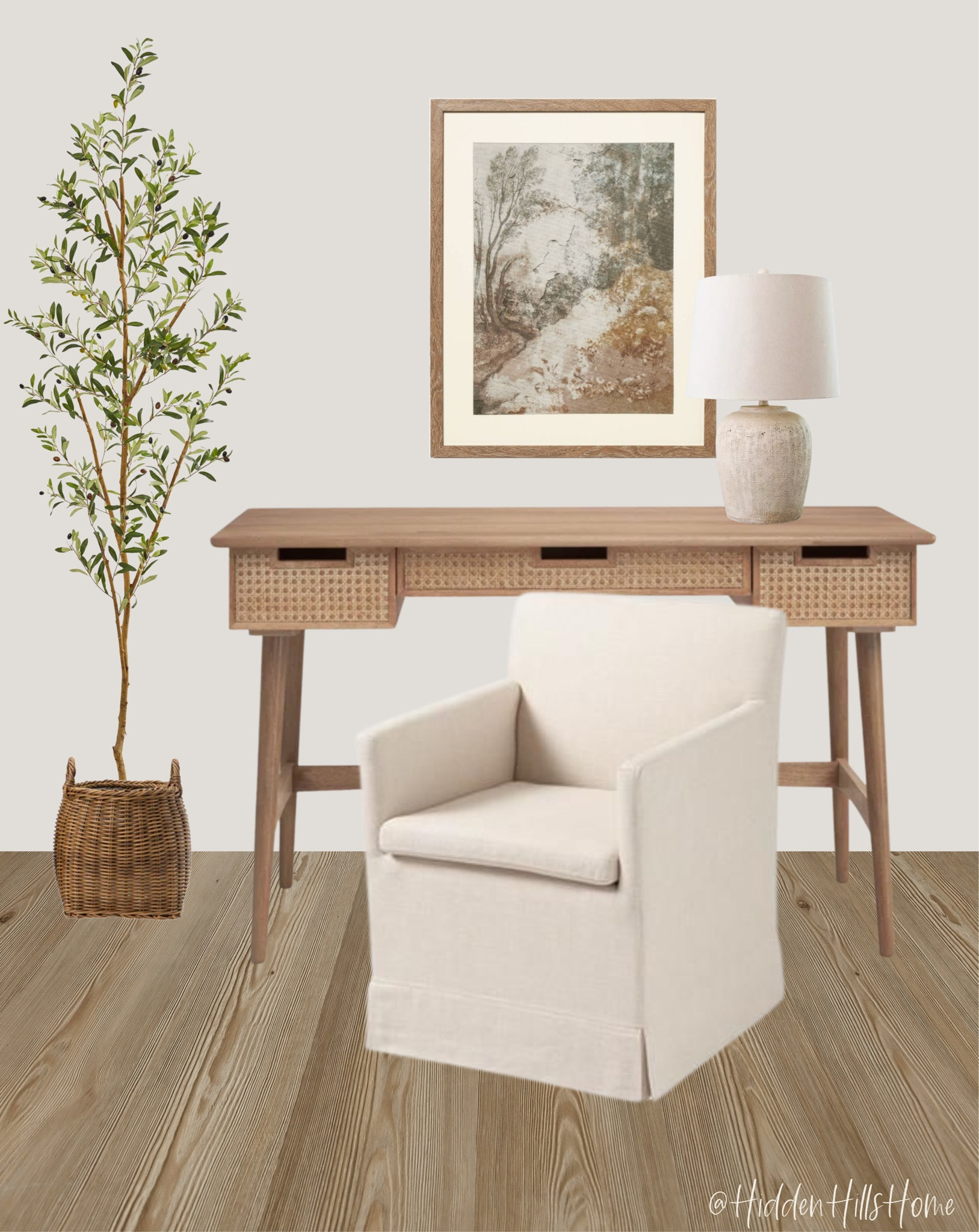 Home office, desk, office chair, home decor, home office mood board #homeoffice #homedecor 

#LTKhome #LTKunder100