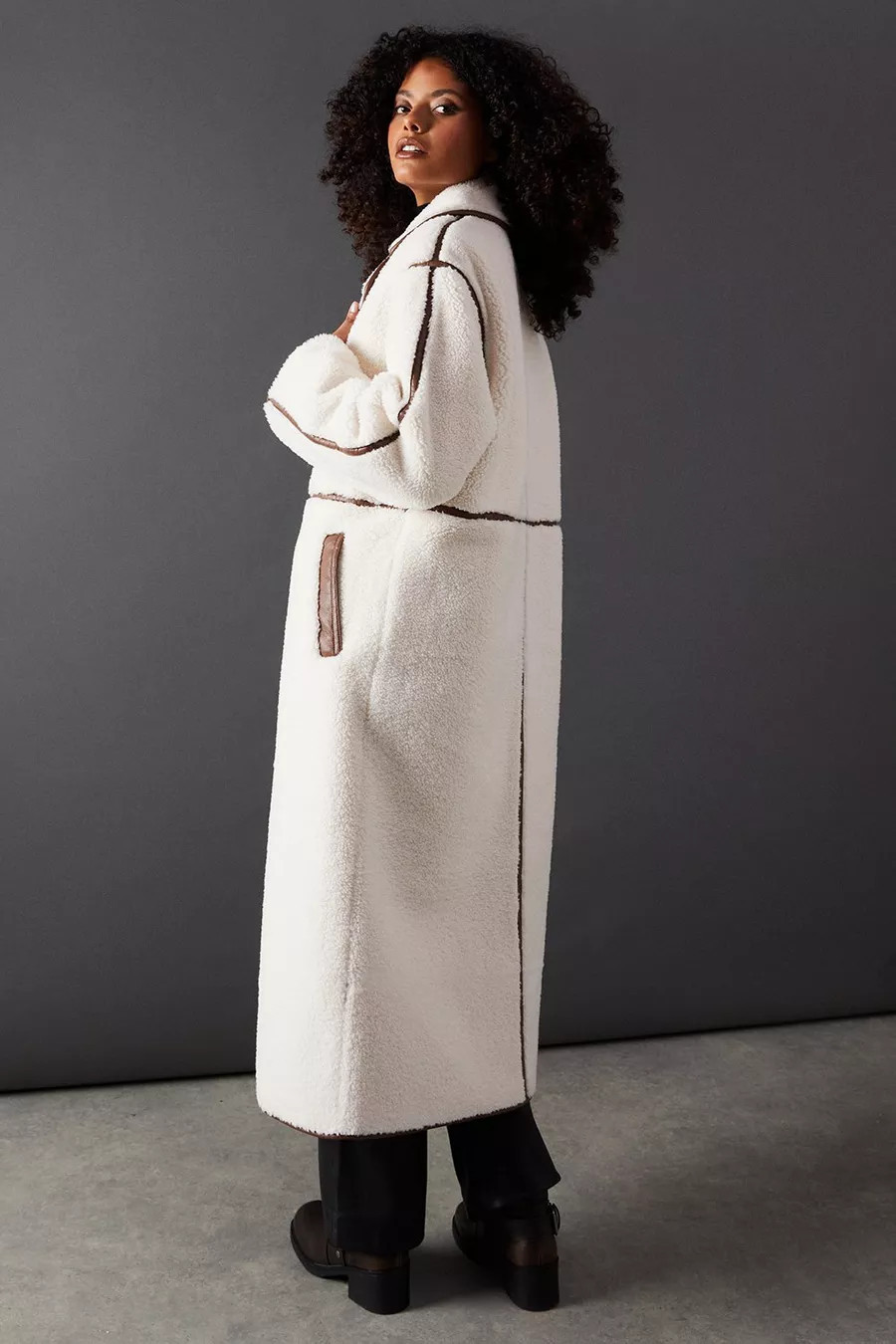 Contrast Bonded Coat | Nasty Gal US
