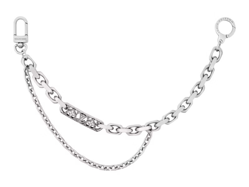 Men's Louis Vuitton x Nigo Label Chain Belt in Palladium/Tone Metal | StockX