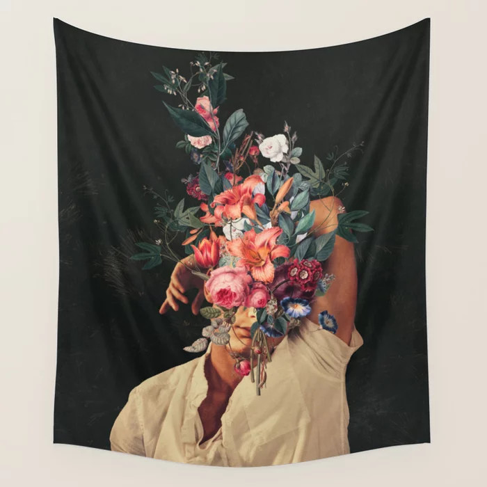 Roses Bloomed every time I Thought of You Wall Tapestry by Frank Moth | Society6