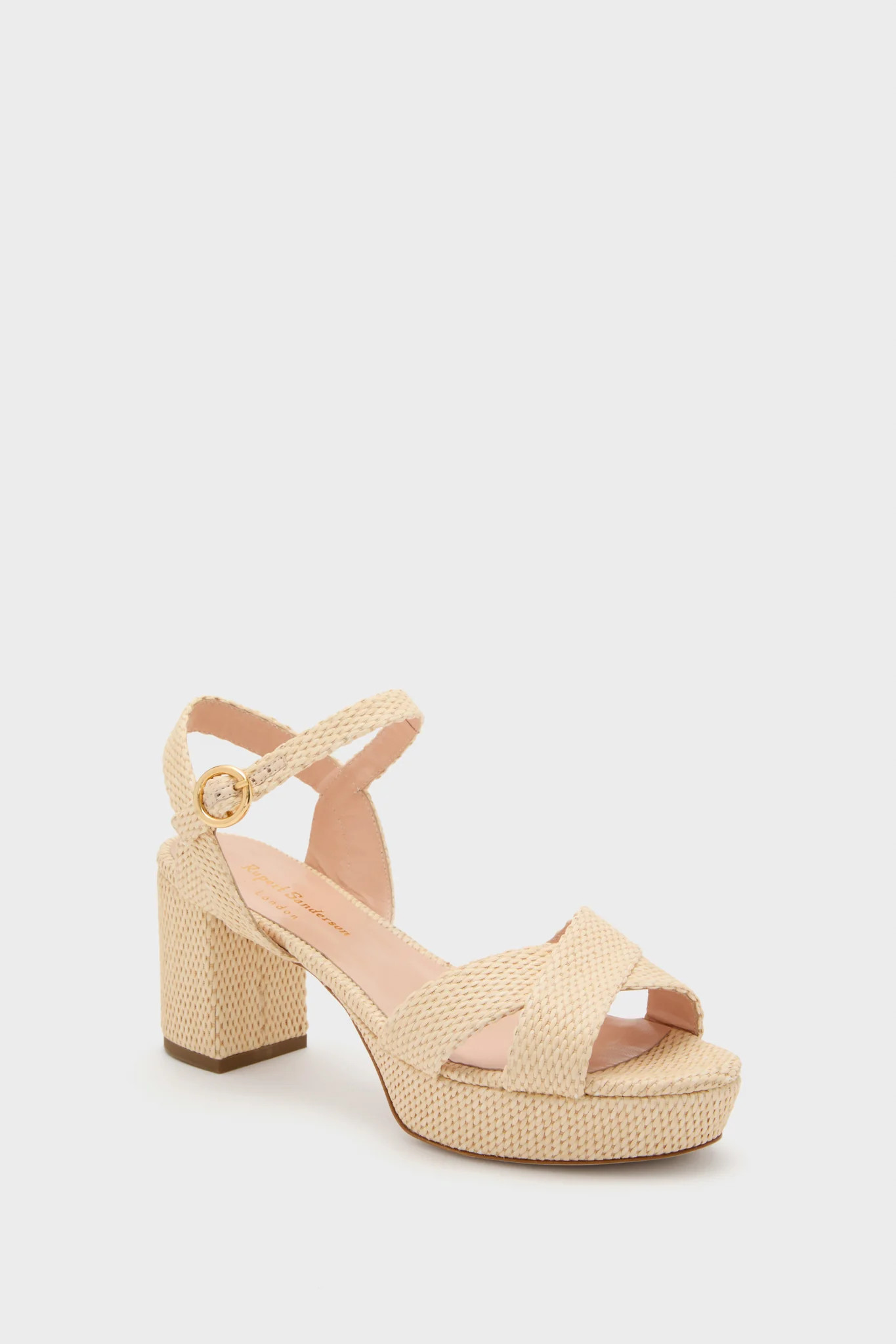 Natural Raffia Deidre Heels | Tuckernuck (US)