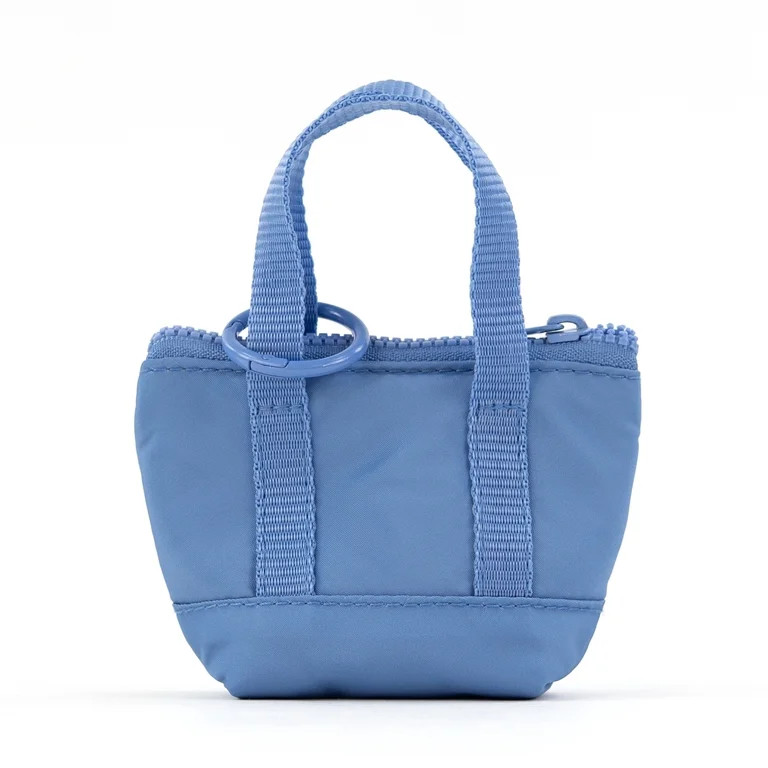 packlab Micro Nano Tote Keychain \u2013 Small Blue Mini Tote Bag Coin Purse for Women & Girls \u2... | Walmart (US)