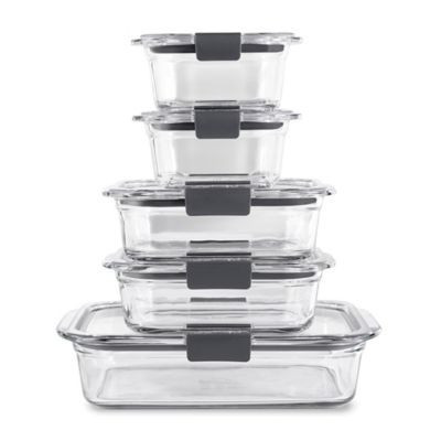 Rubbermaid Brilliance Glass Food Storage | Bed Bath & Beyond