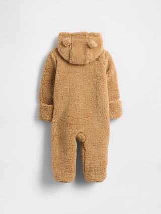 Baby Teddy Sherpa One-Piece | Gap Factory