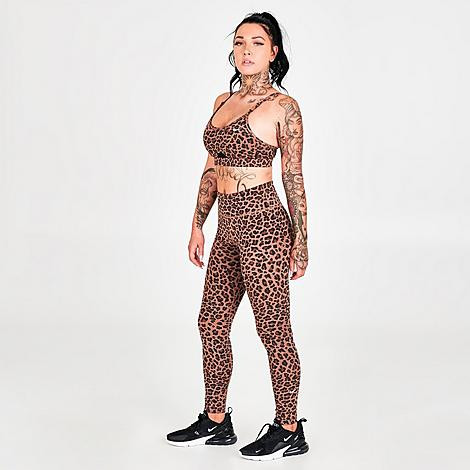Women's Nike Dri-FIT One Leopard Print Mid-Rise Leggings | JD Sports (US)