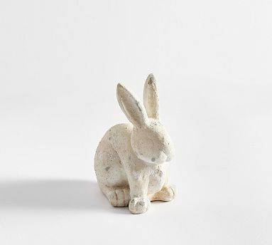 Handcrafted Terracotta Bunny Sculptures | Pottery Barn (US)