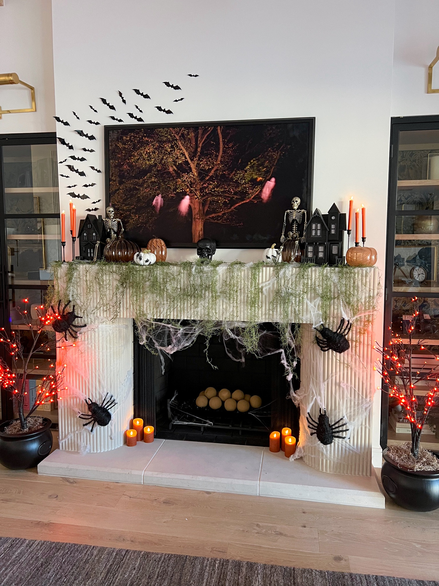 Spooky Halloween mantel! 

#LTKFamily #LTKSeasonal #LTKHome
