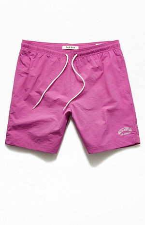 PacSun Collegiate Solid 17" Swim Trunks | PacSun