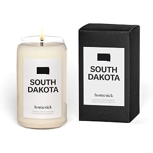 Homesick Premium Scented Candle, South Dakota - Scents of River Water, Lavender, Rosemary, 13.75 oz, | Amazon (US)