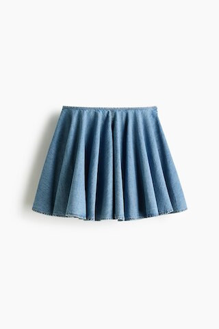H & M - Flared Denim Skirt - Blue | H&M (US + CA)