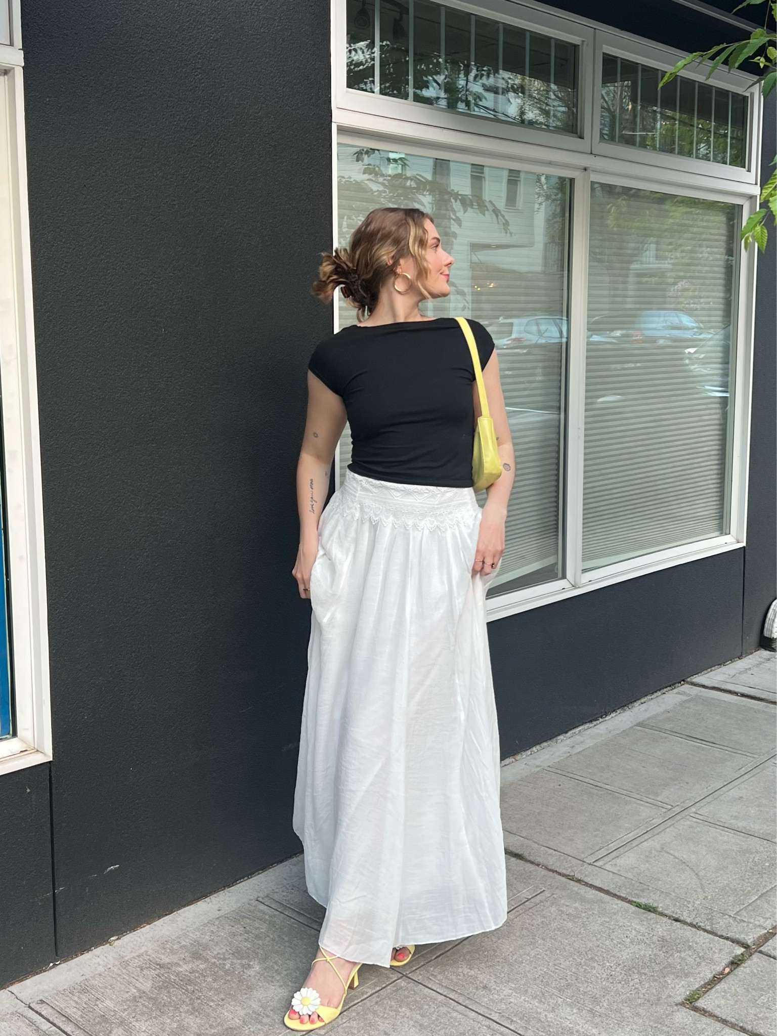 White linen skirt of my dreams 
