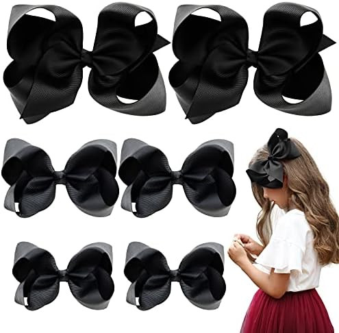 Black Hair Bows | Amazon (US)