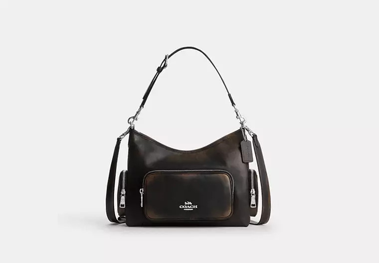 Laurel Shoulder Bag With Pockets In Loved Leather | Coach (US)