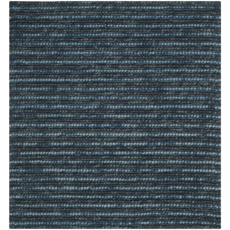 Makhi Hand-Knotted Dark Blue Area Rug | Wayfair North America